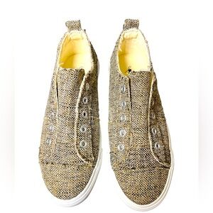 Corkys Womens Babalu Slip On Sneaker (Brown Tweed)